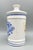 1970s Paul Masson Blue & White Ceramic Apothecary Jar Style Brandy Decanter by José Moya Del Pino – Traditional / Grandmillennial For Sale In Houston - Image 6 of 10