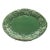Portuguese Bordallo Pinheiro Green Grape and Leaf Oval Serving Dish For Sale