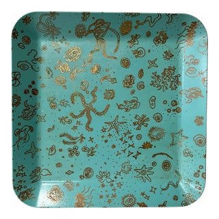 1950s Ray Eames “Sea Things” Melamine Tray by Waverley Products For Sale