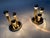 Modernist Brass Three-Light Sconces, Germany, 1980s, Set of 2 For Sale - Image 4 of 18