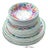 Crown Staffordshire fine bone china // springtime floral hand-painted design // floral fine china // made in England // colorful palette For Sale