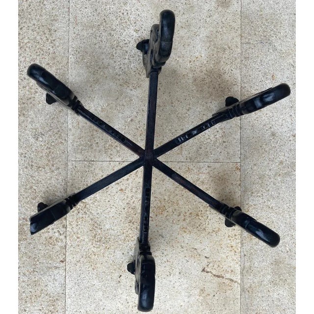 Mid-Century Chinese Carved Wood Zitan Stand, 1950s For Sale - Image 6 of 12