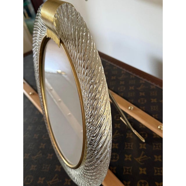 Oval Murano Glass Photo Frame, 2000s For Sale - Image 6 of 14