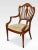 Brown Mahogany Inlaid Armchair, 1890s For Sale - Image 8 of 8
