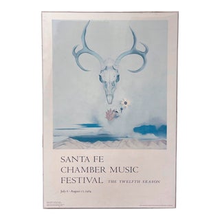 Original Santa Fe Chamber Music Festival the Twelfth Season Poster, 1984, Georgia O'Keefe, "Summer Days" For Sale