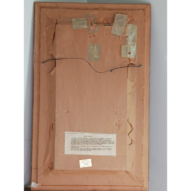 White Andre Gisson Listed Vintage Floral Oil Painting Impressionist Peonies For Sale - Image 8 of 9