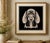 Hollywood Regency Atelier Aria Lumae the Sovereign Pet Collection Dachshund Silhouette Geometric Lithograph Fine Art Gallery Board Print Square Panel 16 X 16 For Sale - Image 3 of 18
