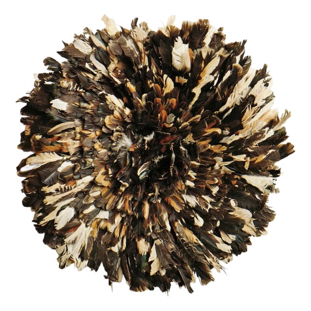 Vintage Multi Natural African Juju Hat Wall Art For Sale