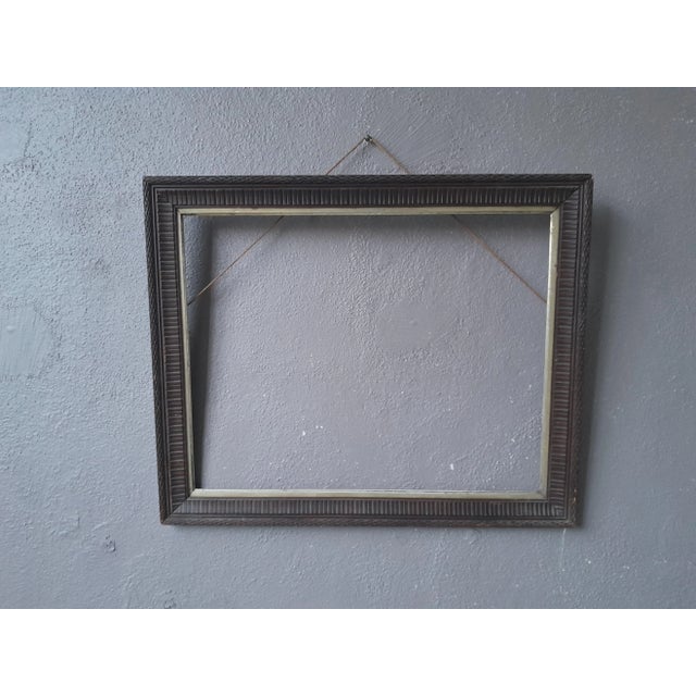 Large Carved Wooden Frame For Sale - Image 9 of 9