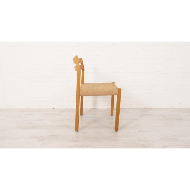 Vintage Dining Chair in Oak by Jorgen Henrik Møller, Set of 4 For Sale - Image 10 of 17