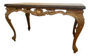 French Brass Coffee or Side Table, 1960s
