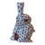 Classic Red Rust Fishnet Pattern Herend Hand Painted Bunny W/ 22k Gold Accents For Sale