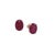 Natural Ruby Stud Earrings 14k White Gold 3.0 TCW Certified For Sale - Image 10 of 10