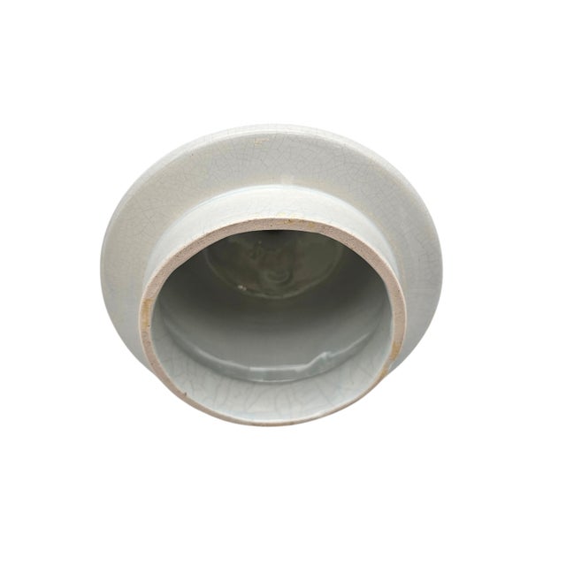 Hand Painted Oud Delft Blue White Lidded Ginger Jar Vase 14.5" Hand Painted Dutch Faience For Sale - Image 9 of 13