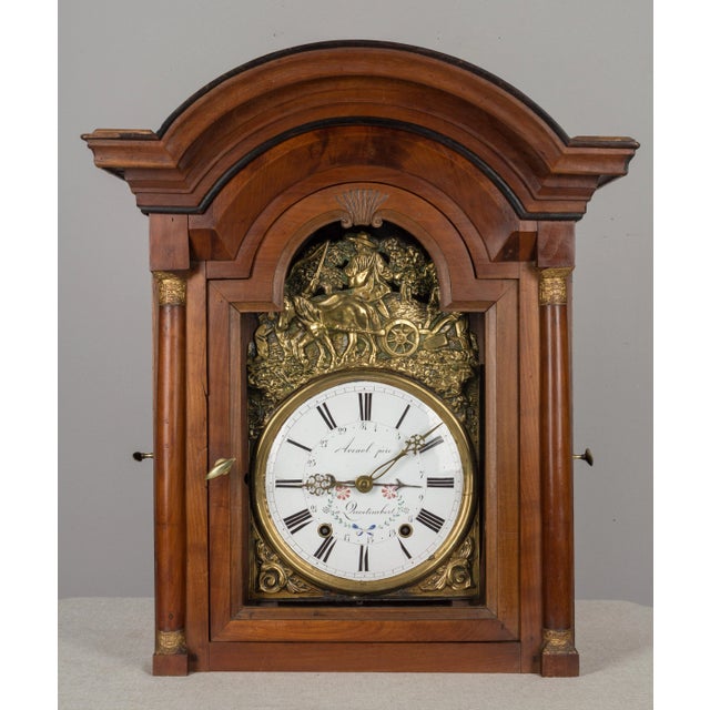 Brown French Horloge De Parquet or Tall Case Clock For Sale - Image 8 of 13