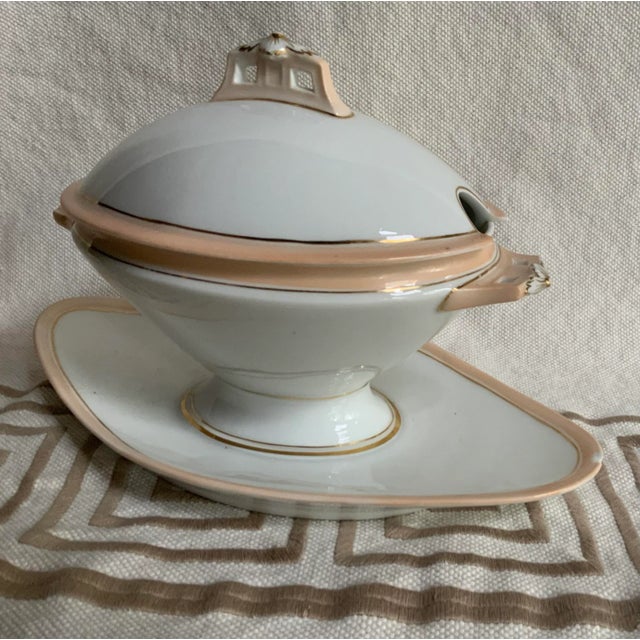 19th Century French Porcelain Tureen For Sale - Image 6 of 12