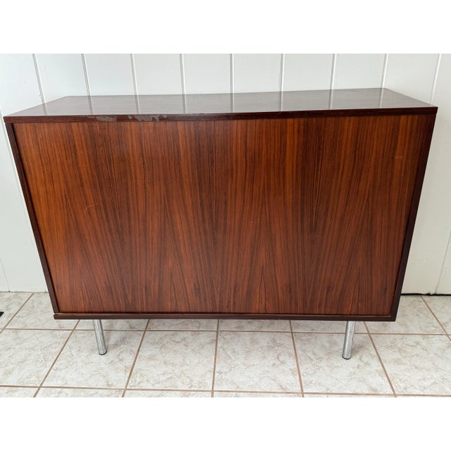 1970s Vintage Danish Modern Rosewood Office Cabinet by Nipu Mobler For Sale - Image 12 of 12