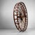 Antique Taishō Japanese Spinning Wheel, 1910 For Sale - Image 4 of 10