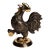 Rooster Art Deco Bronze Sculpture For Sale