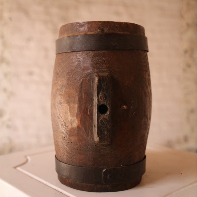 Add rustic French character to your space with this 19th century French wooden small keg, a beautifully aged piece rooted...