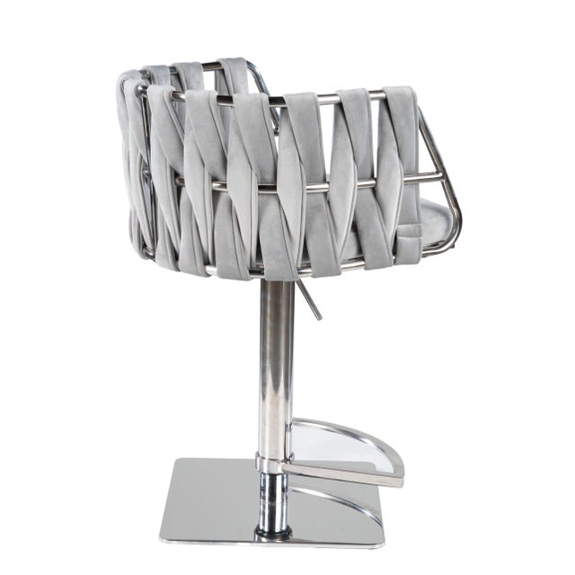 Milano Adjustable Swivel Bar Chair Stool Chairish