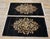 Black 1920s Pair of Black Antique Artistic Chinese Art Deco Small Scatter Size Rugs For Sale - Image 8 of 11