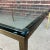 Mid Century Modern Square Bonze and Glass Coffee Table Knoll Style For Sale In Cleveland - Image 6 of 13