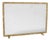Aged Gold Amelia Fireplace Screen Brass For Sale