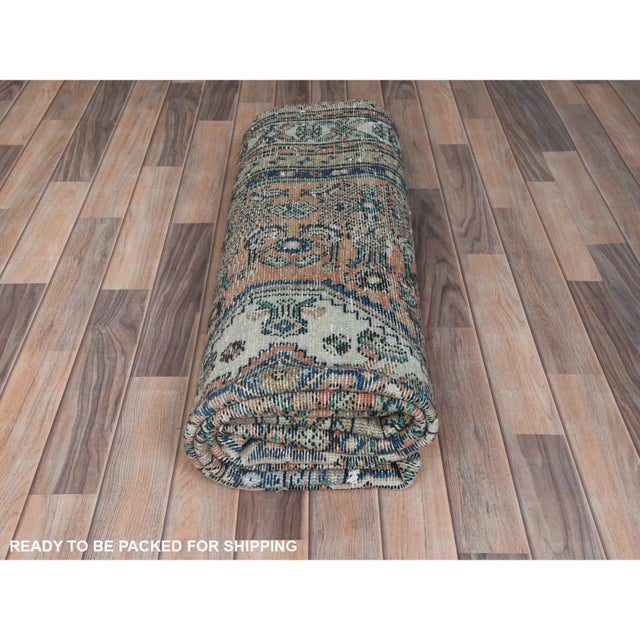 1960s Sand Vintage Persian Rug For Sale - Image 11 of 12