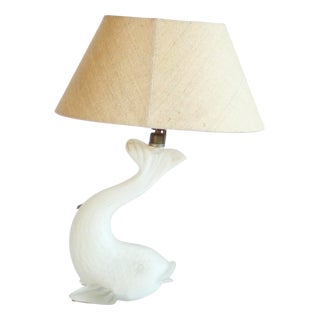 Murano Glass Fish Lamp, Italy, 1950s For Sale