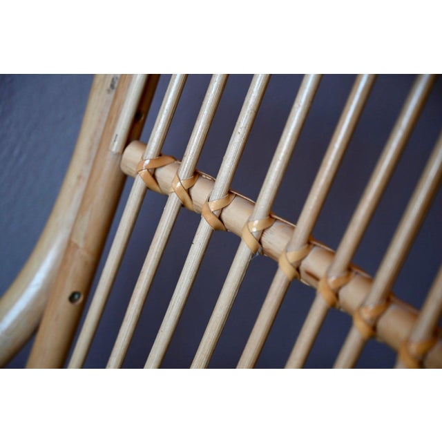 Vintage Rattan Rocking Chair, 1960s For Sale - Image 9 of 13