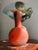 Murano F. Silviy Signed Italian Art Glass Vase – Sculptural Pâte De Verre & Patinated Metal – Attributed to Murano, Venice Italy – 20th Century For Sale - Image 4 of 9