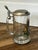 Late 20th Century Mid Century Modern German Deckel Rein-Zinn Pewter Lid Lion Crest Crystal Stein Lid For Sale - Image 4 of 12