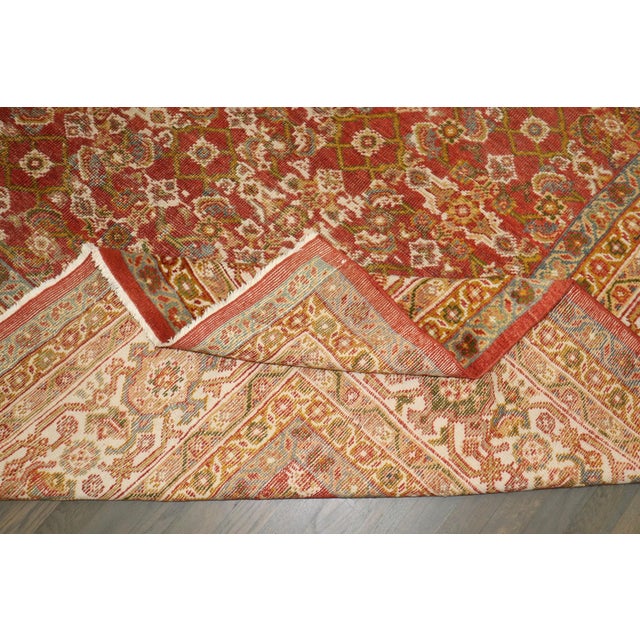 Large Herati Rare Size Persian Mahal Rug no. 10948 For Sale - Image 16 of 16