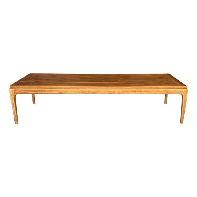 Mid Century Modern Walnut Coffee Table Dovetail Top Restored For Sale