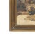 Rustic Portuguese School Artist, Courtyard, Oil on Canvas For Sale - Image 3 of 6