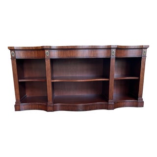 Ethan Allen Newport Library Console Mahogany For Sale