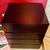 Brazilian Modern Dark Wood Curved Console Table / Desk + Matching 4-Drawer Chest - Bold Contemporary Set For Sale In Portland, ME - Image 6 of 6
