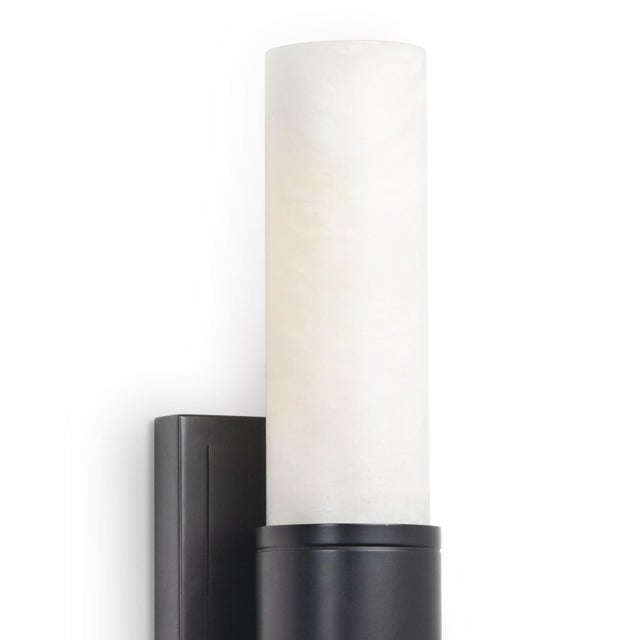 Infuse modern elegance into your home with the Emmett Sconce. This double-ended sconce with natural alabaster stone bulb...