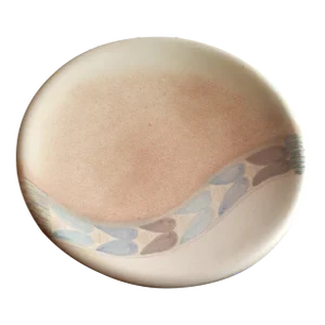 Signed June Lord Australia Glazed Ceramic Plate