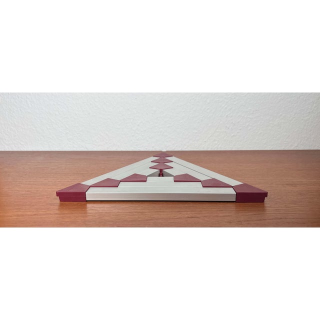 Vintage Danish Triangular Trivet Coasters by Jorgen Meldgaard for Menu, 1980s, Set of 3 For Sale - Image 4 of 12