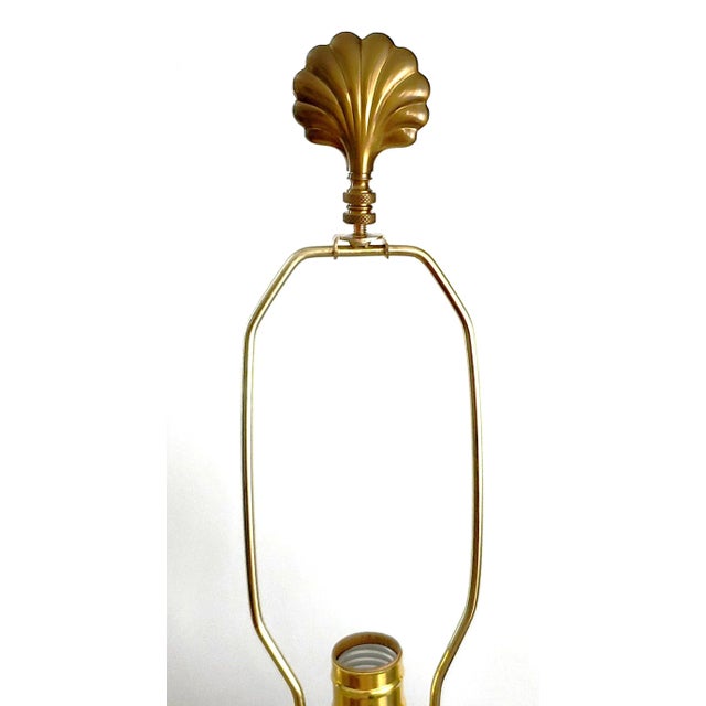 Large Lamp Plaster Snail Shell Ammonite For Sale - Image 11 of 12