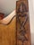 1980s Maitland-Smith Carved Walnut and Rattan Dry Bar Armoire Cabinet For Sale - Image 5 of 17