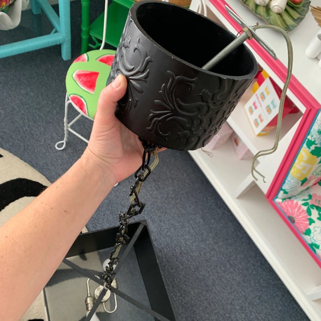 Vintage Hollywood Regency Box Chandelier For Sale - Image 9 of 12