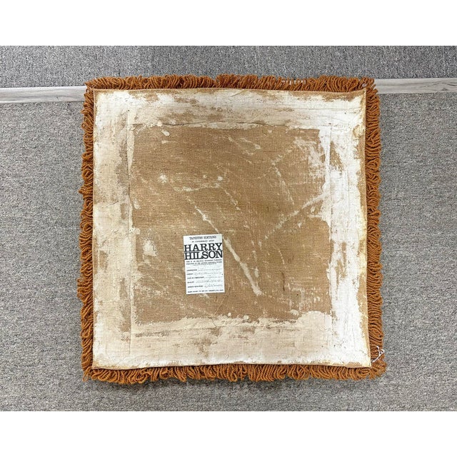 1976 Wool Tapestry by Harry Hilson For Sale - Image 4 of 6