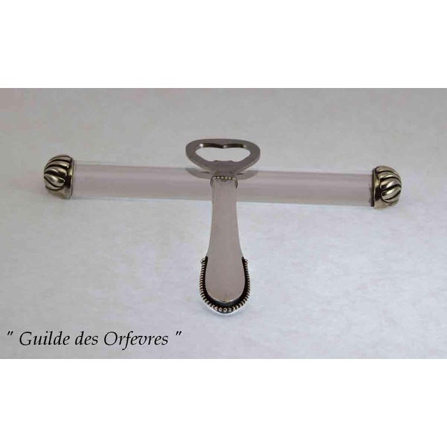 Silver 1960s Georg Jensen Sterling Silver Bottle Opener Beaded. For Sale - Image 8 of 16