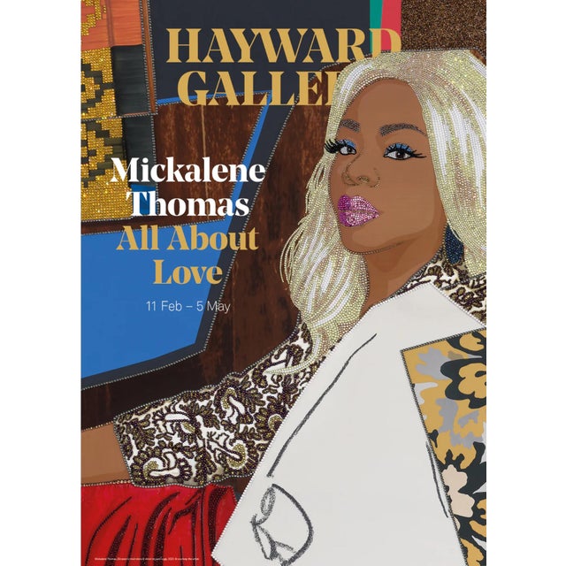 Mickalene Thomas "All About Love" Exhibition Poster Publisher: Southbank Centre Dimensions: 20 x 27 in / 50 x 70 cm Sold...