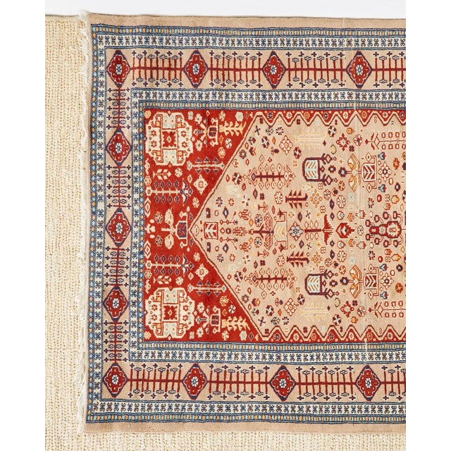 Tribal Vintage Pakistani Hand Knotted Rug For Sale - Image 3 of 13