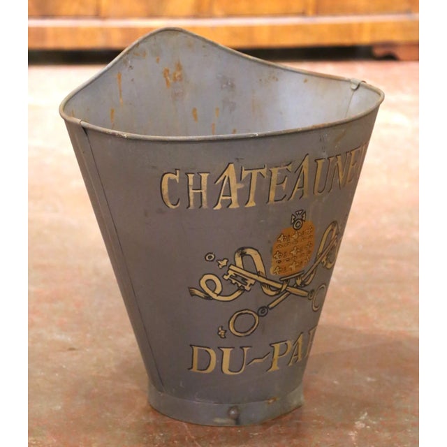Rooted in the winemaking traditions of the Rhône Valley, this antique grape-harvesting hotte was crafted in France circa...