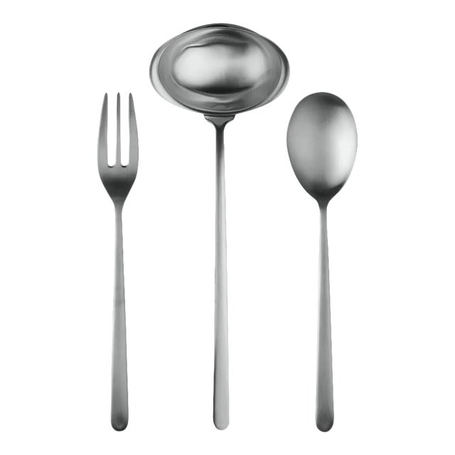 Mepra Linea 3-Piece Serving Set, Ice For Sale